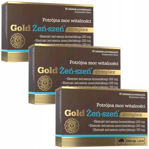 OLIMP Gold Żeń-szeń Complex - Suplement S Ekstraktima Ženšena