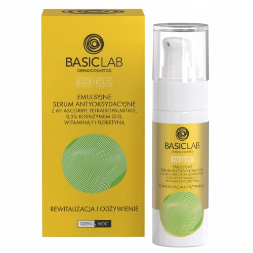 BasicLab Serum Emulzijsko Antioksidativno za Revitalizaciju i Hranjenje Kože 30ml