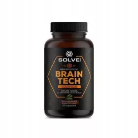   Brain Tech - Dodatak prehrani za Memoriju i Fokus s Vitaminom B6, 60 kapsula
