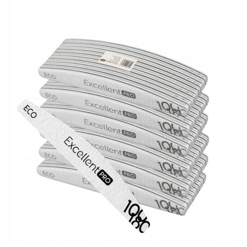 100 x Izvrstan PRO pilnik za nokte ojačan ECO 100/180