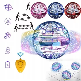    LETEĆA LOPTA, LETEĆI DRON NA RUČNO SA LED SVJETLOM ZA DJECU