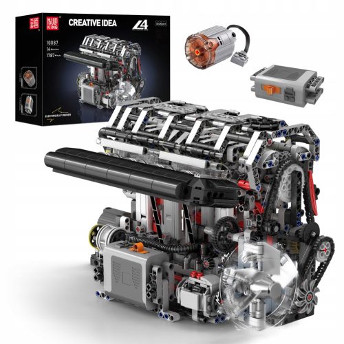 etverocilindrični redni motor Mold King Technic (L4) Kocke za igru