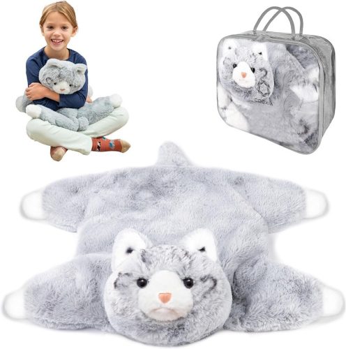 PLIŠANA MAČKA UTEG 2,4 KG ZA DJECU S ANKSIOZNOST, STRES, AUTIZAM I ADHD