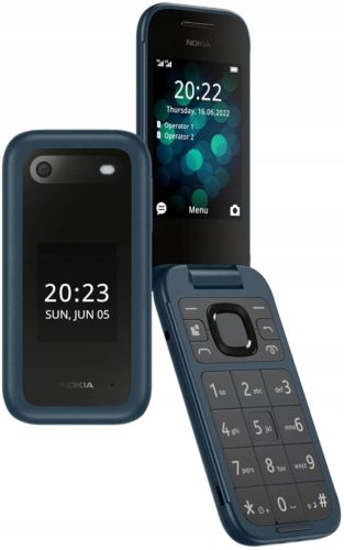 Nokia 2660 Flip mobitel s Bluetoothom 2.8" 128 MB Dual Sim LTE plavi J.POLJ.