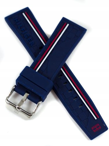 Tommy Hilfiger Moderan Plavi Silikonski Remen za Sat - 22 mm