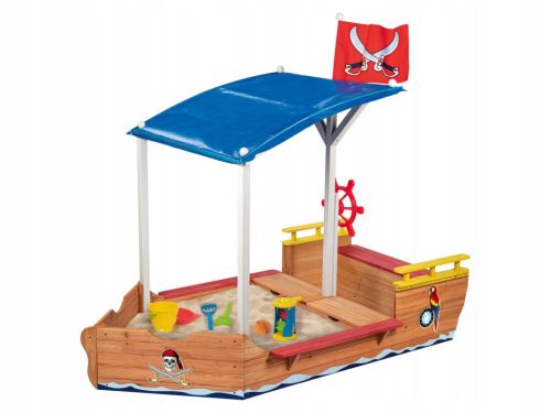 Vrtuljak Pirate Ship za djecu s tendom