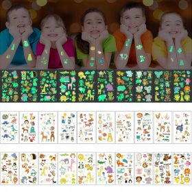   SVJETLEĆE U TAMU TETOVAŽE ZA DJECU SA ŽIVOTINJAMA I DINOSAURIMA