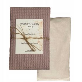 RELAKSACIJSKI JASTUK ZA OČI S ROZOM SOLI ZA SINUSE + ULJE