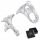 Ginko Leaves Silver Earrings with 925 Silver Clasp