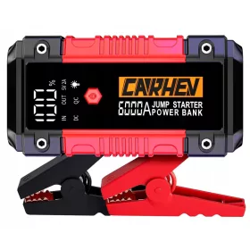   CARHEV Powerbank 6000A Jump Start 12V 10L Benzin Diesel LED svjetiljka