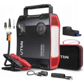   UTRAI 5-u-1 Powerbank s 5000A Startnim Kabelom, 150PSI Kompresorom, 27000mAh Kapacitetom i QC3.0 Brzim Punjenjem
