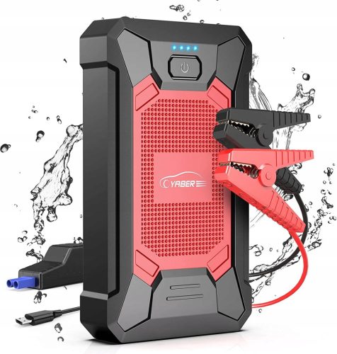 YABER Prijenosni Startni Powerbank 2000A s LED svjetlom IP66