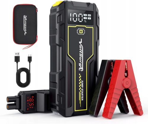 VOLTSURGE Superboost Powerbank Jump Starter Kabeli 6000A 12V za benzinske i dizel motore USB 3.0