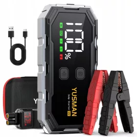   YUSMAN Super Powerbank 5000A 12V za vozila i dizelske motore 10.0L s LCD LED zaslonom