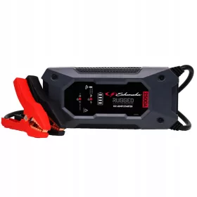   Schumacher Rugged SBX 464 Powerbank Booster 2500A 12V - Akumulator litij-ionske baterije za vozila do 10L benzina, 7L dizela - Latarka - USB 2,4A izlaz, 2,0A ulaz - IP64 vodootporan