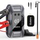 GIATERO Auto Start Powerbank 4000A Kompresor 150PSI LCD USB QC3.0 LED