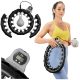 Hula hoop s utezima Trex Sport 34 cm crni