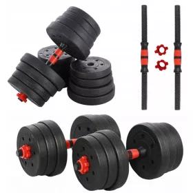  Bitumenske bučice 2x15 kg, podesive, set 30 kg