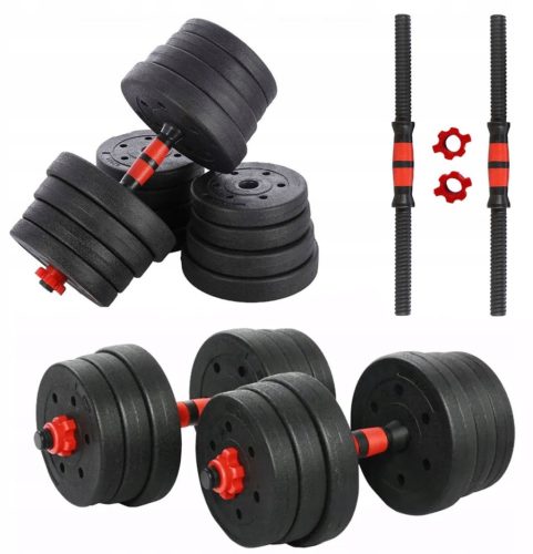  Bitumenske bučice 2x15 kg, podesive, set 30 kg