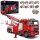 Mold King 17027 Tehnički Crveni RC Građevinski Blokovi Vatrogasni Kamion Model