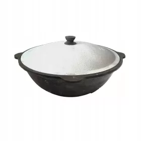    LIJEVANI LONAC 12L sa POKLOPCEM ORIGINAL MADE in UZBEKISTAN!