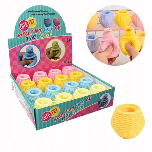 SQUISHY POPPING KOKOŠ ZA USKRS 12 KOM