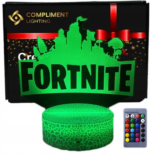 3D USB LED noćna lampa s daljinskim upravljačem