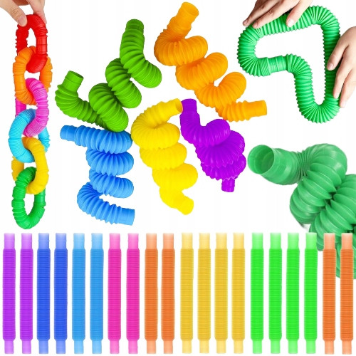 SENZORNE CIJEVICE POP TUBE ANTISTRESS ZA DJECU SET 20KM