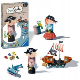  Kreativni set za dječake Ravensburger EcoCreate Piratski set