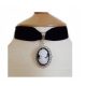 ENSKI CHOKER HALLOWEEN VINTAGE CRNI S 388