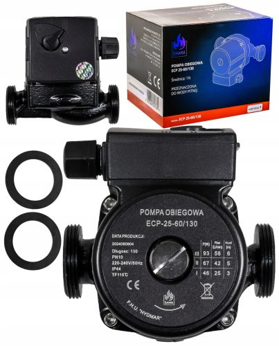 PUMPA ZA CIRKULACIJU S 3 BRZINE 25-60/130 DAMIX ECP 25-60/130