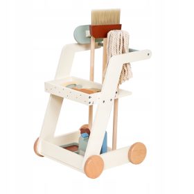   Dječji set za čišćenje s krpom, metlom, lopatom i priborom