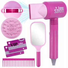   Frizerski set za djecu sa sušilom za kosu i priborom za frizerski salon 8u1