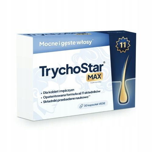 TrychoStar Max vegetarijanske kapsule 30 kapsula