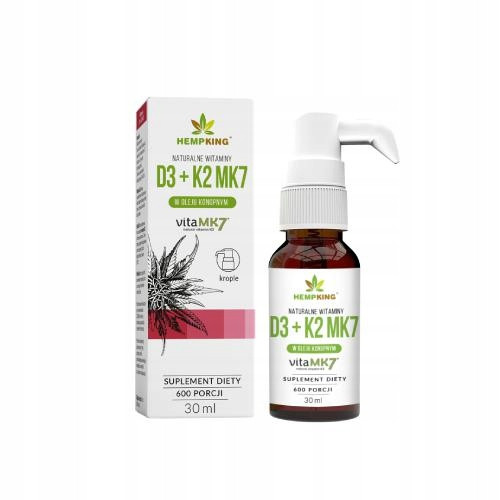 KonopljaVita Dodatak Prehrani Vitamin D3 + K2MK7 u Ulju Konoplje 30 ml