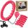 HoopFit Hula Hoop s Wypustcima i Obciążnikom, 45 cm, Ružičasta