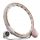 Hula hoop za mršavljenje s nitnama Hop-Sport 38 cm smeđa