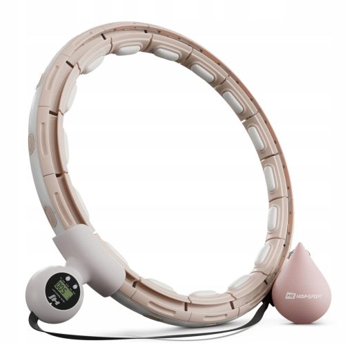 Hula hoop za mršavljenje s nitnama Hop-Sport 38 cm smeđa