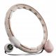 Hula hoop za mršavljenje s nitnama Hop-Sport 38 cm smeđa