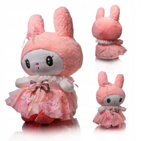Hello Kitty Kuromi Plush Toy with Melody in Dress