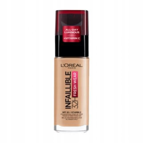 L'Oréal Paris Infaillible 32H Fresh Wear Podkład za lice 200 Warm Dore SPF25 30 ml