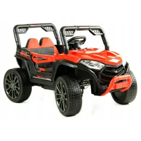    DJEČJI AUTO NA AKUMULATORI 4X4 EVA KOŽNI PILOT CAR-JS-1-RED