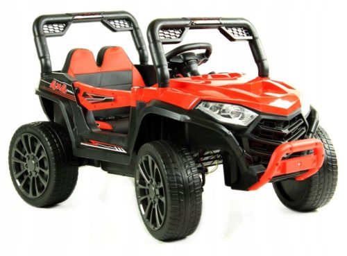  DJEČJI AUTO NA AKUMULATORI 4X4 EVA KOŽNI PILOT CAR-JS-1-RED