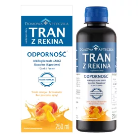   Suplement Prehrani sa Uljem Jetre Morskog Psa i Okusom Manga i Breskve - 250 ml