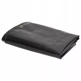   Višenamjenska vodootporna plandeka od PVC platna 650 g/m², 4 x 6 m, crna