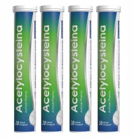   Acetilcistein Tablete 600mg - 20 tableta s okusom limuna, bez šećera