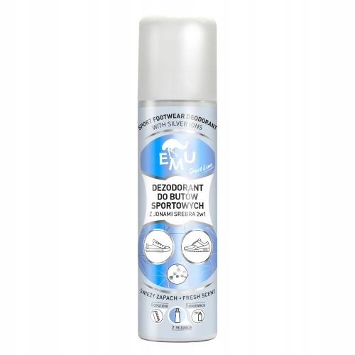DEZODORANS ZA SPORTSKE TENISICE SA SREBRNIM IONIMA EMU Sport Line 150ml