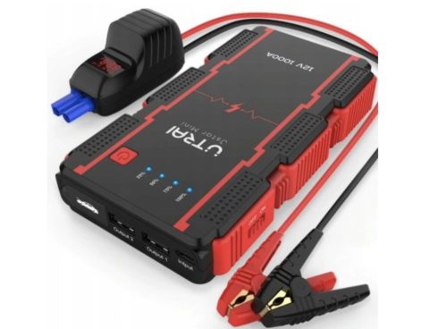 UTRAI JSTAR MINI AUTOMOBILSKI STARTER ZA POJAČAVANJE PALJENJA 13000 mAh 1000A 3u1