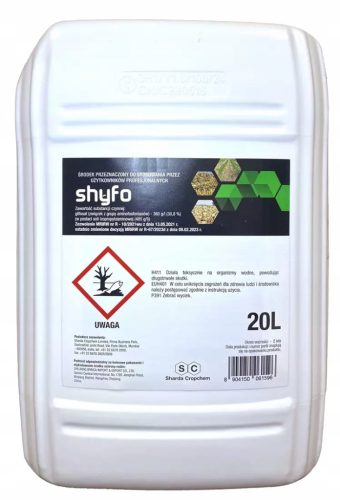 Shyfo 360SL 20L - Totalni Herbicid sa Glifosatom za Sve Vrste Korova