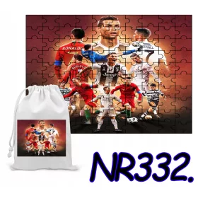    SLAGALICA 110 DIJELA. CRISTIANO RONALDO MULTICLUB PUZZLE + TORBA SA TISKOM